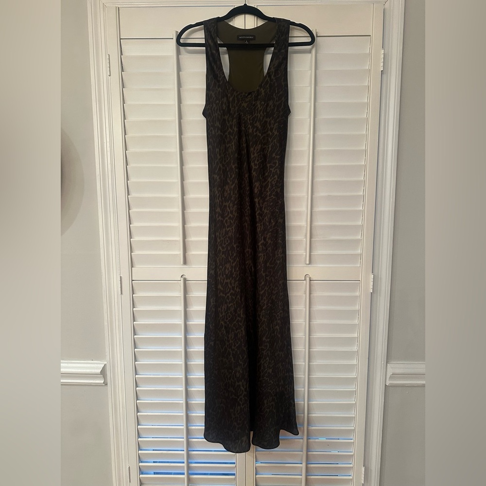 Leopard Print Maxi Dress